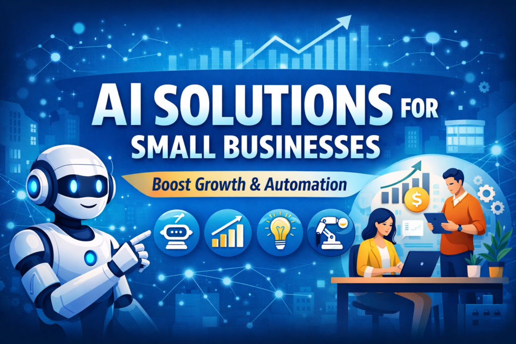AI solutions for small businesses to boost growth, automation, and efficiency by AI Company Mohali India