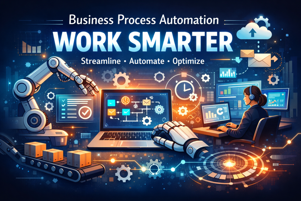 business process automation company helping organizations automate workflows, reduce manual work, and improve efficiency with smart automation solutions