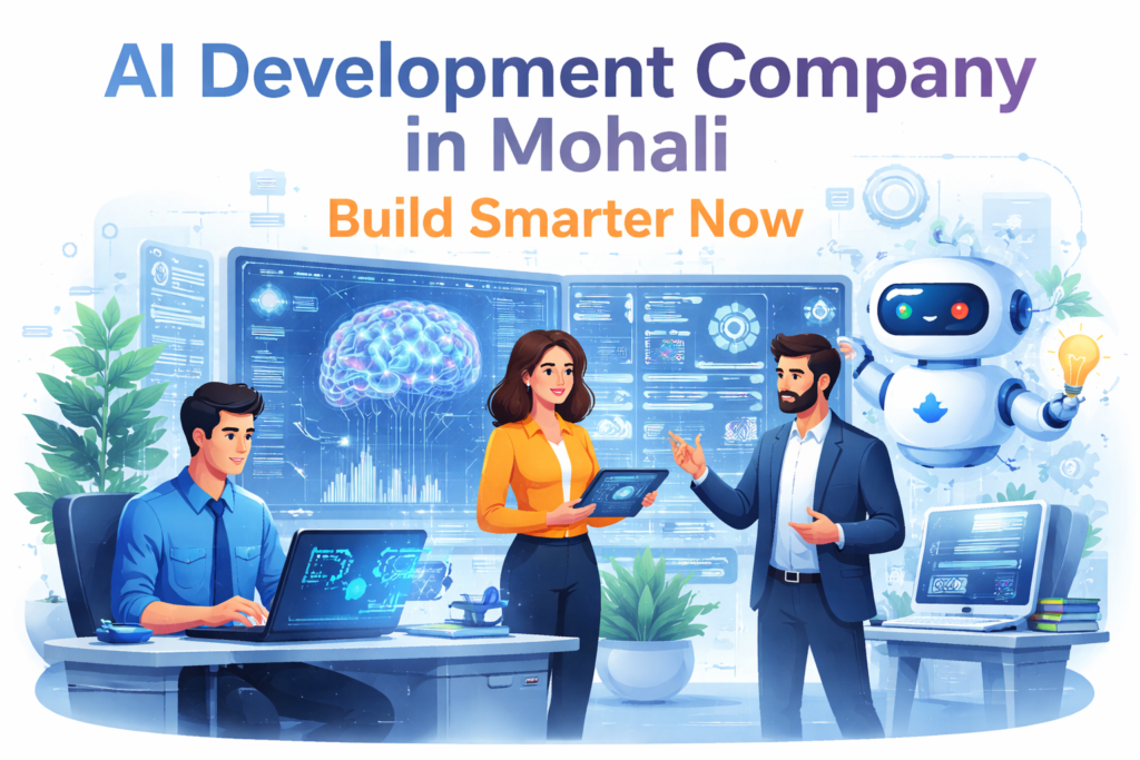 AI development company in Mohali building smart business solutions with artificial intelligence